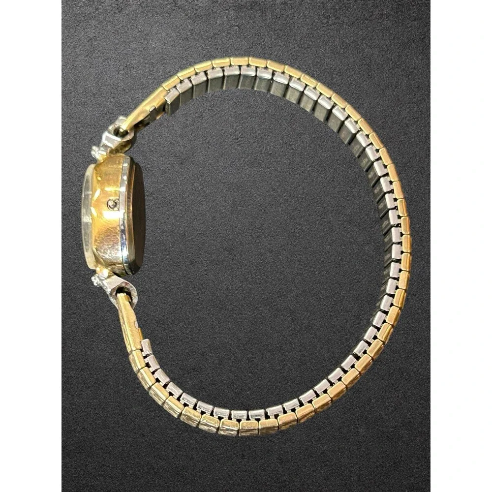 Vintage Waltham 17 Jewels Ladies Watch Cocktail Gold Tone For Parts Or Repair